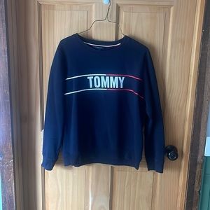 Navy Blue Tommy Hilfiger Longsleeve/Crewneck shirt